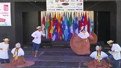 Hispanic Fiesta in Mel Lastman Square-Toronto,Canada Stock Footage