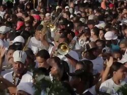 Irara Lavagem Festival Stock Footage