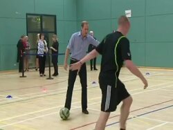 William winning football training drill News Clip