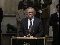 US secretary of state with Karzai, comments News Clip