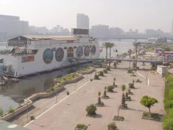 Nile riverfront area in Cairo News Clip