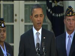 President Barack Obama is promoting new ways to help veterans find jobs in a tough economy while pressing Congress to approve tax credits for businesses to hire former members of the military. News Clip