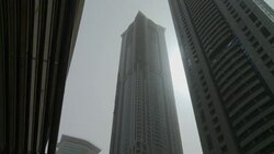 CLEAN : Huge blaze guts 79 floor Dubai skyscraper News Clip