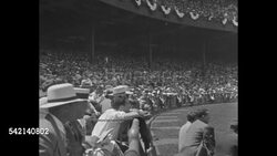 Pregame festivities at 1934 All-Star Game in New York City News Clip