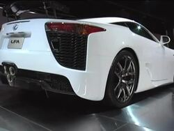 2010 Lexus LFA montage Stock Footage