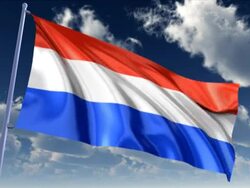 Flag of Netherlands Stock Footage