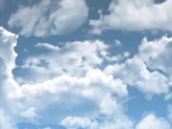 clouds through the heaven, seamless loop Stock Footage