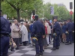 Cannes presentation, presser, Paris protest News Clip