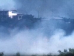 Burning Crops Hawaii 1950's Stock Footage