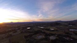 Aerial Oregon Smith Rock Stock Footage