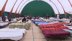 CLEAN : Montreale residents feel from quake shock in Italy News Clip