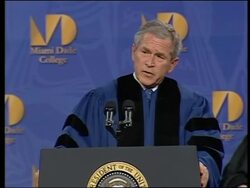 Bush pushes for immigration reform, comments on Cuba News Clip