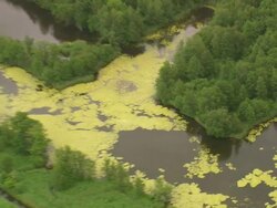 WS AERIAL ZI Shot of Kopchensee / Germany Stock Footage