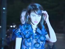 Caroline Sieber at David Bowie Is... Exhibition VIP Private Viewing at Victoria & Albert Museum on March 20, 2013 in London, England. Stock Footage