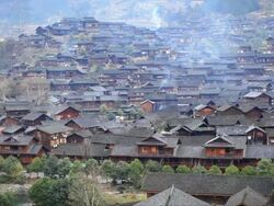 Village of Miao Nationality Stock Footage