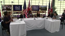 Michelle Obama visits London to promote campaign for girls education News Clip