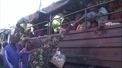 CLEAN : Nigerian refugees flee Boko Haram arrive in Cameroon News Clip