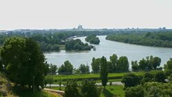 Crossroads of the Sava and Danube rivers; Belgrade Stock Footage