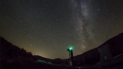 Deschutes Milkway Stars Stock Footage