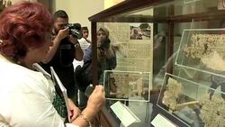 CLEAN : Oldest Egyptian writing on papyrus displayed for first time News Clip
