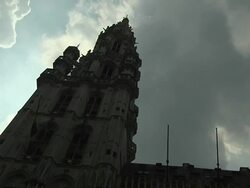 Time Lapse Shot City Brussels Belgium Stock Footage
