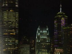 Hong Kong Harbour Night Shots News Clip