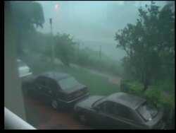WRAP Hurricane Dean blows off roofs as it passes Martinique; shots from space News Clip