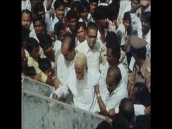 SYND 21 5 76 PROTEST AND MARCH AGAINST GANGES DAM AT RAJSHAHI News Clip