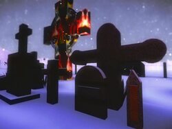 Spooky cemetery Stock Footage