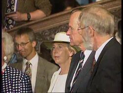 GERMANY: POTSDAM: FORMER US PRESIDENT GEORGE BUSH VISIT News Clip