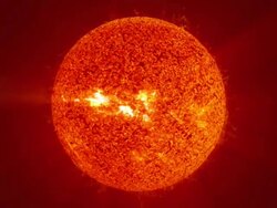 Spinning Sun Stock Footage