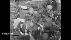 Dizzy Dean plays Santa Claus in Coral Gables, FL News Clip