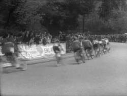 Race of Aces Bicycle Race in France Stock Footage