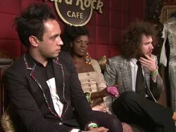 The Noisettes Interview Stock Footage