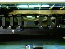 CU, Printing machine Stock Footage