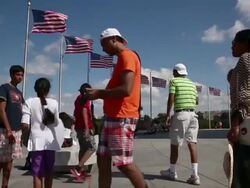 Summer Draws Tourists To Washington, D.C. Stock Footage
