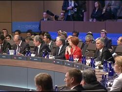 World leaders Meet at NATO Summit in Chicago News Clip