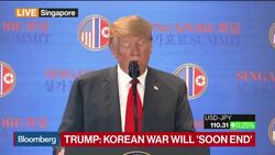 Trump Says Sanctions on North Korea Will Remain in Effect News Clip