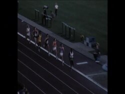 SYND 31 7 74 INTERNATIONAL ATHLETICS MEETING News Clip