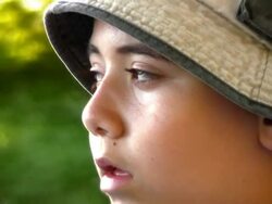 Child and Holiday Stock Footage