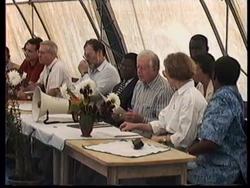 ZAIRE: JIMMY CARTER VISIT News Clip