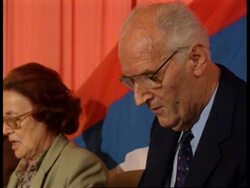 BOSNIA: BOSNIAN SERB POWER STRUGGLE ENTERS A NEW PHASE News Clip