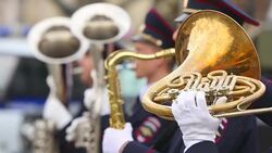 trumpeters military band Stock Footage