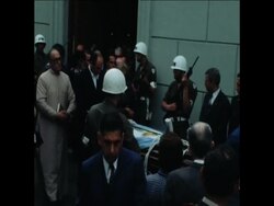 SYND 27 10 75 TWO FUNERAL SERVICES FOR POLICEMEN KILLED IN BUENOS AIRES STREET VIOLENCE News Clip