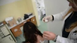 Cleaning wounds. Stock Footage