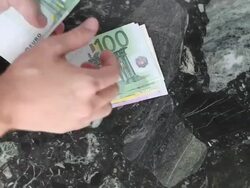 Counting money Stock Footage