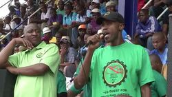 CLEAN : South African miners reject wage offer News Clip