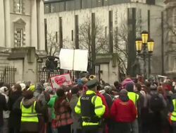 Belfast Peace Protest News Clip