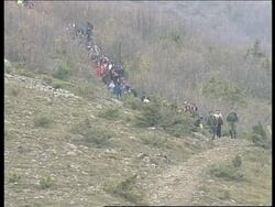 YUGOSLAVIA: KOSOVO: MINE FIELDS News Clip