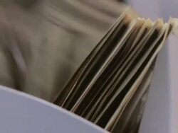 Bank Money Counting Machine Stock Footage